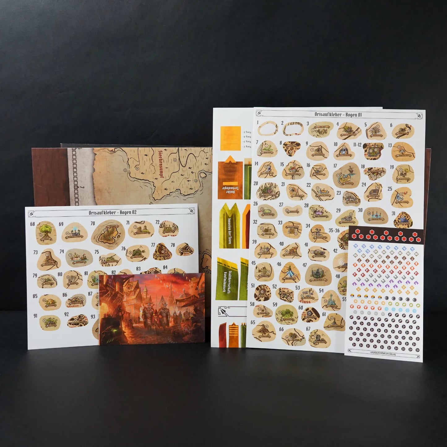 Gloomhaven - Deutsche Ausgabe (Feuerland) - Vollständig / Kaum Bespielt