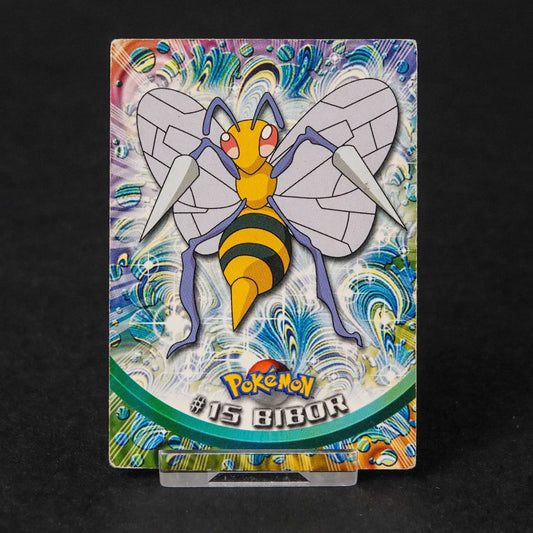 Pokémon topps TCG - TV Animation Edition - #15 Bibor - Deutsch - GD
