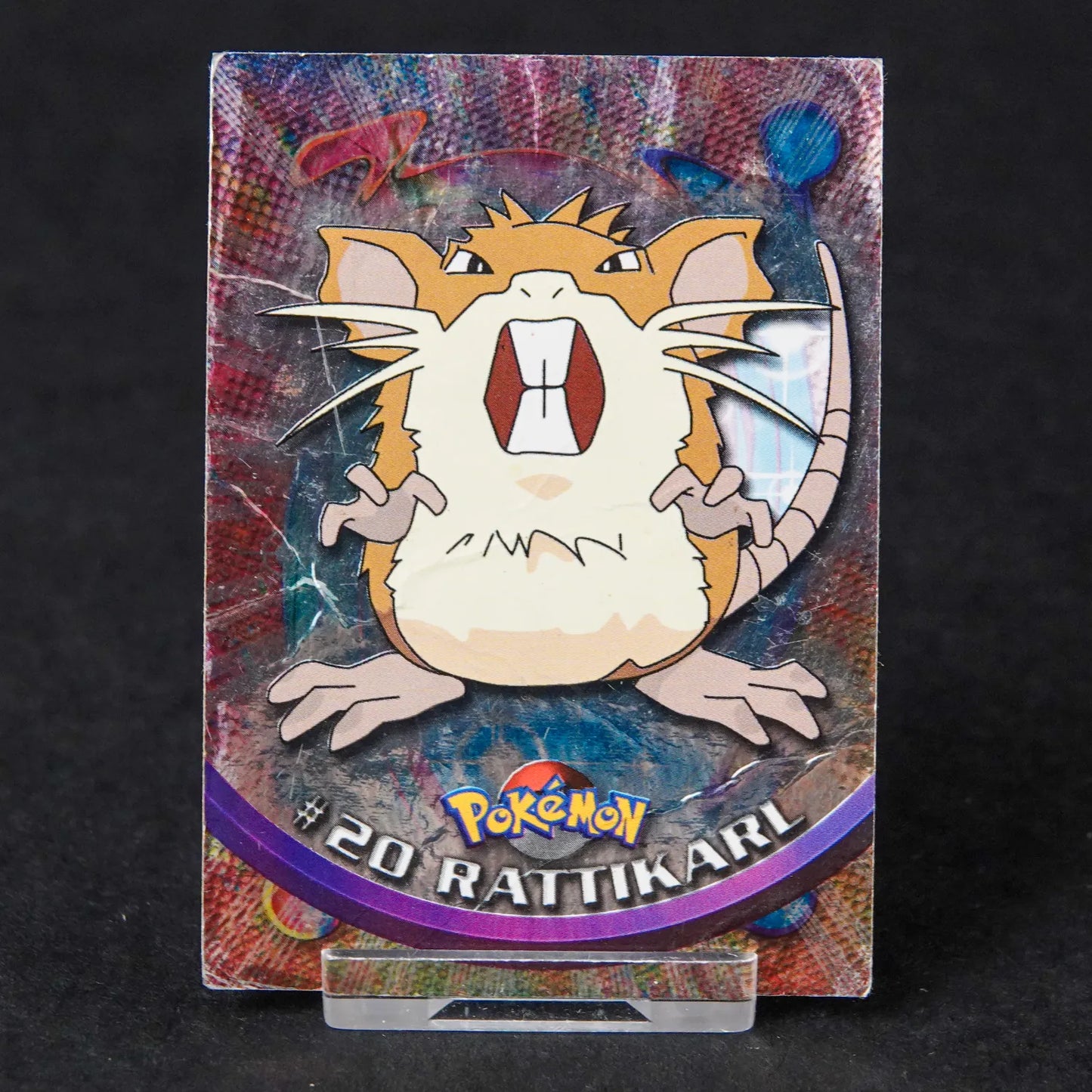 Pokémon topps TCG - TV Animation Edition - #20 Rattikarl - HOLO - Deutsch - PL