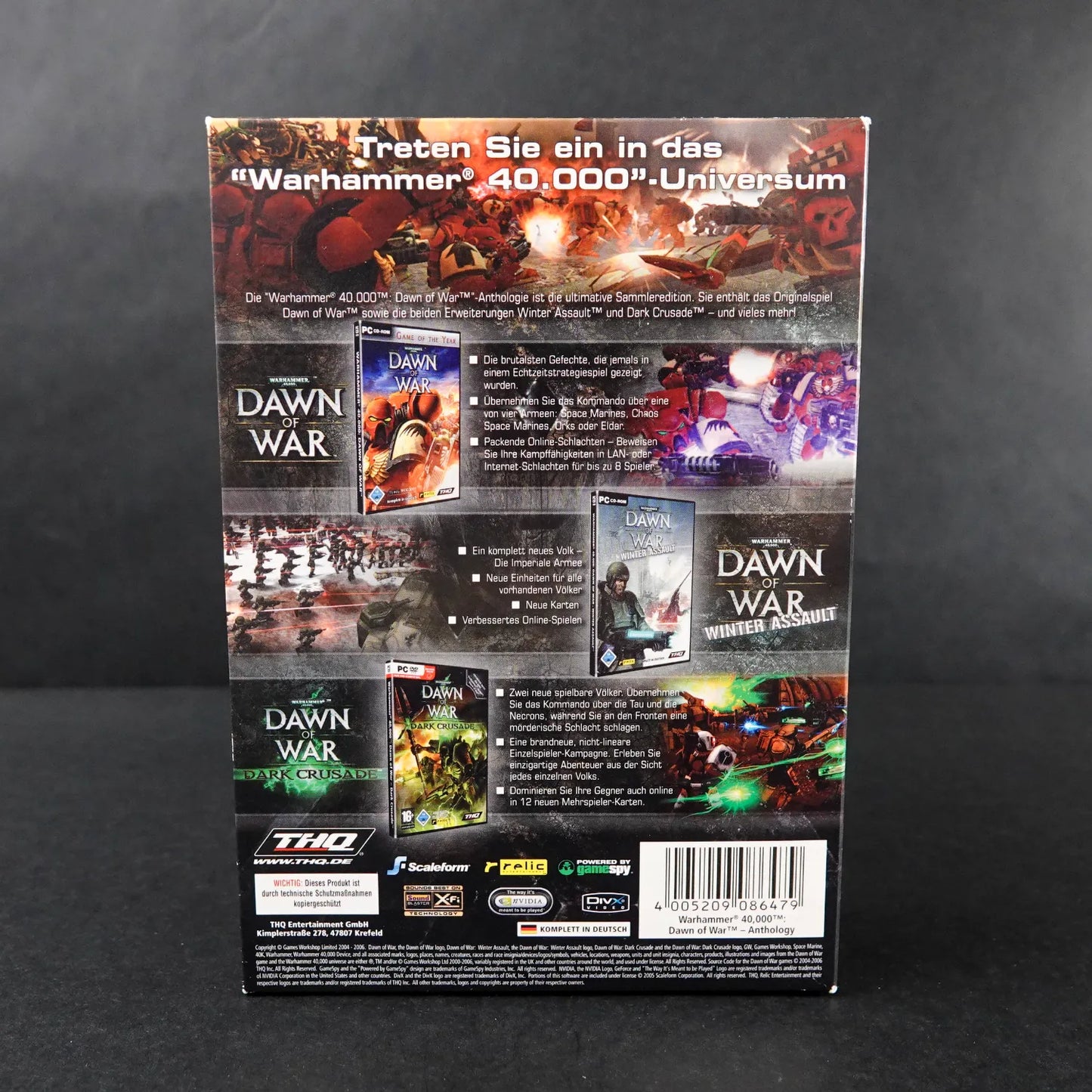 Warhammer 40k: Dawn of War Anthology - 3 PC Spiele im Schuber - CiB - Deutsch