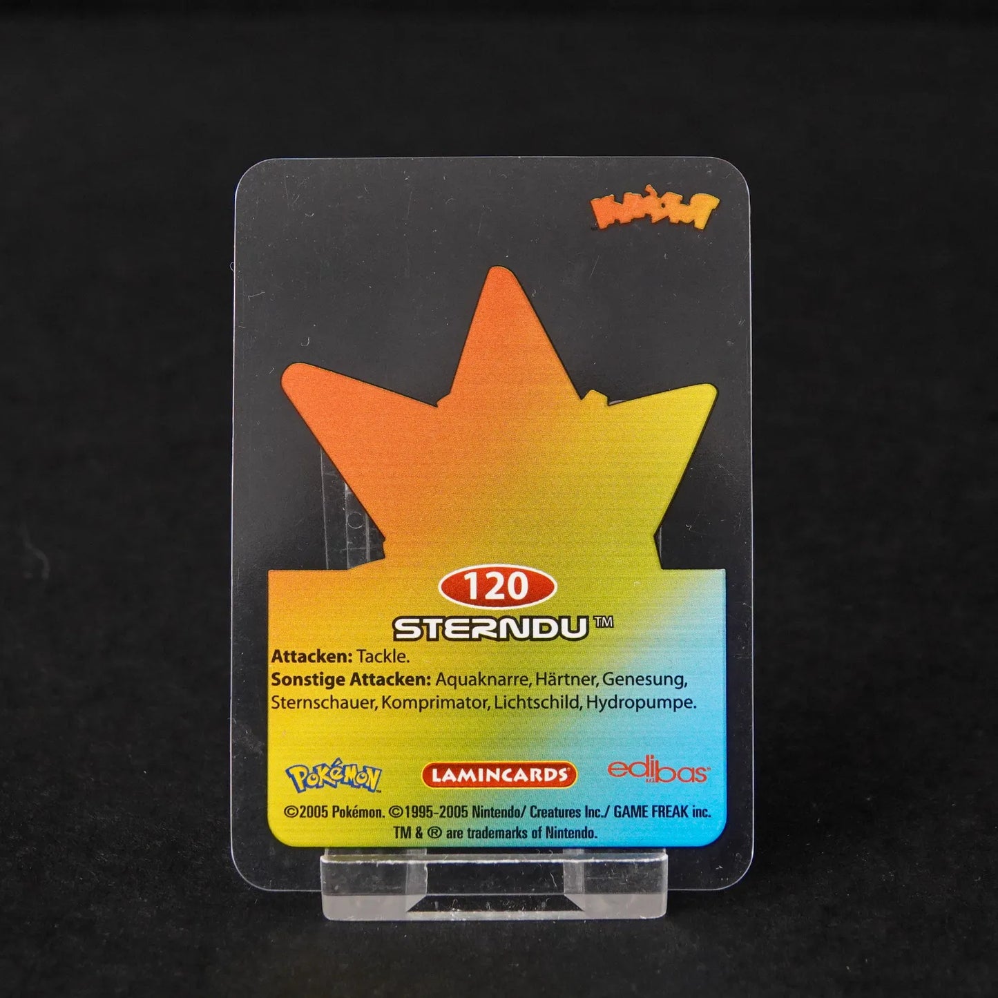Pokémon Lamincards 2005 - Nr 120 - Sterndu - deutsch - Zustand sehr gut
