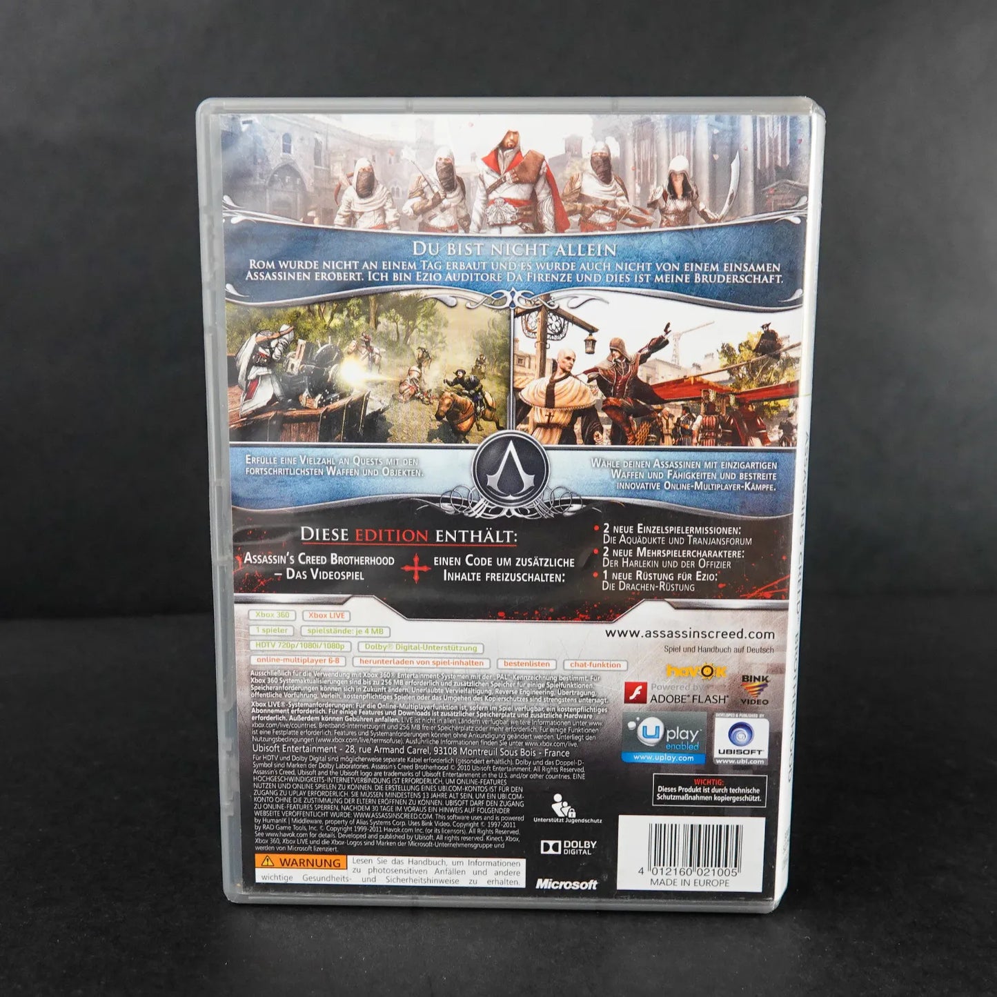 Assassin's Creed Brotherhood - XBOX 360 Classics - CiB - PAL - Deutsch Gebraucht