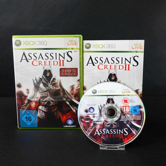 Assassin's Creed II / 2 - 100% Uncut - XBOX 360 - CiB - PAL Deutsch - Gebraucht
