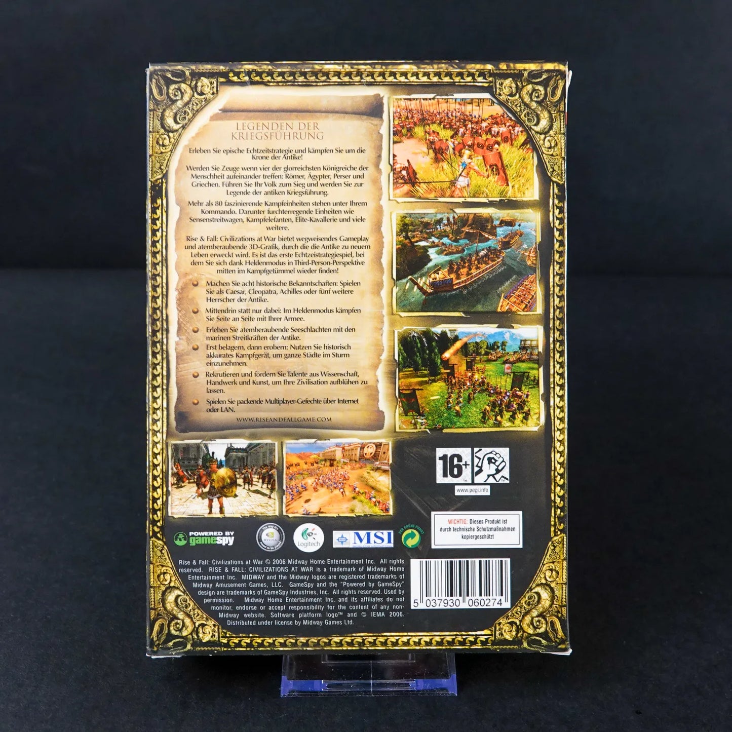 Rise & Fall Civilizations at War - PC Game - Big Box - CiB - Deutsch - Gebraucht