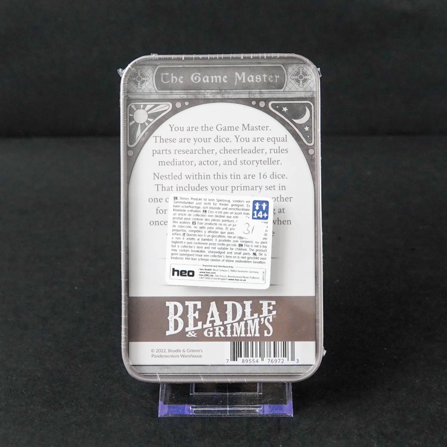 Beadle & Grimm's Pen and Paper Rollenspiel-Helden Würfelset - The Game Master