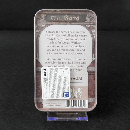 Beadle & Grimm's Pen and Paper Rollenspiel-Helden Würfelset - The Bard