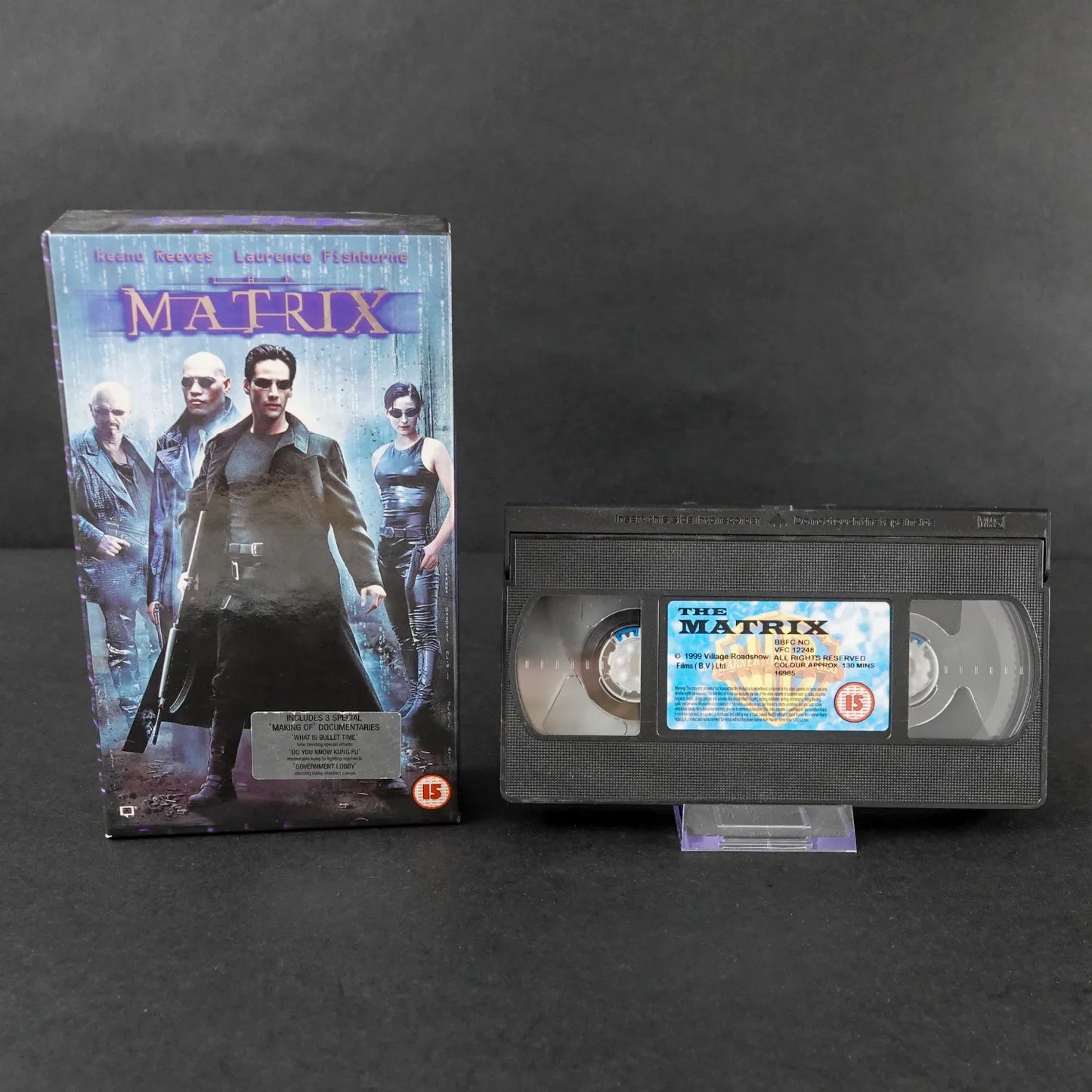 The Matrix - VHS Widescreen Edition in Big-Box / Gatefold - UK Version Englisch