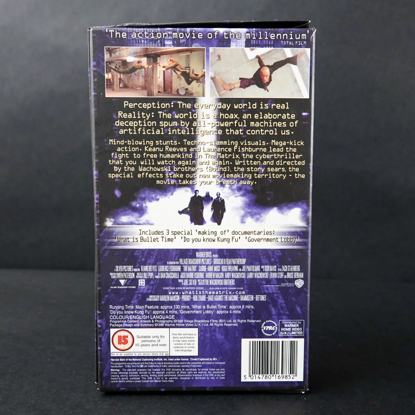The Matrix - VHS Widescreen Edition in Big-Box / Gatefold - UK Version Englisch