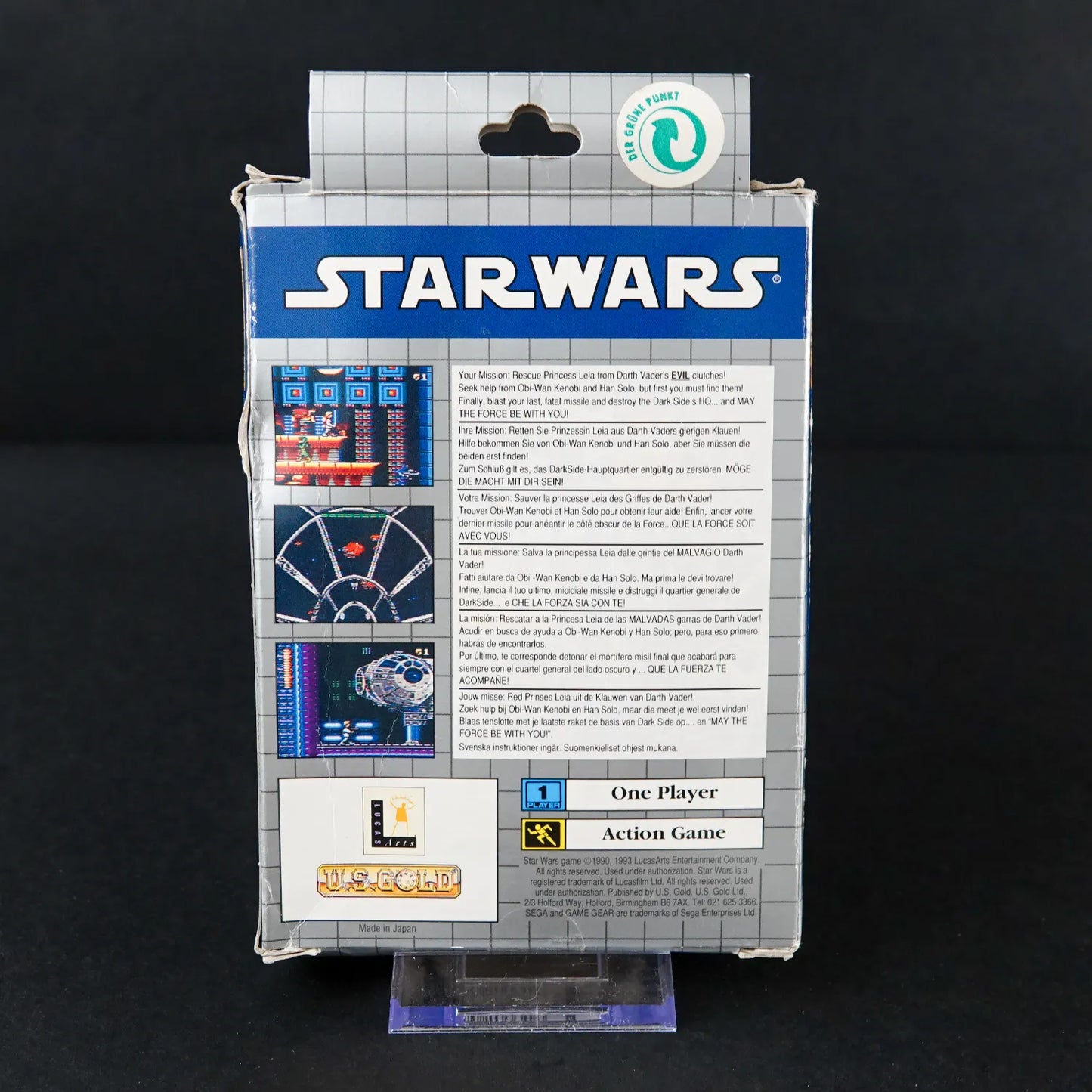 Star Wars - Retro Spiel für Sega Game Gear - CiB - Getestet & Funktionsfähig