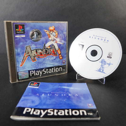 Alundra - Sony Playstation PS1 - PAL Deutsch - CiB mit Anleitung und Karte