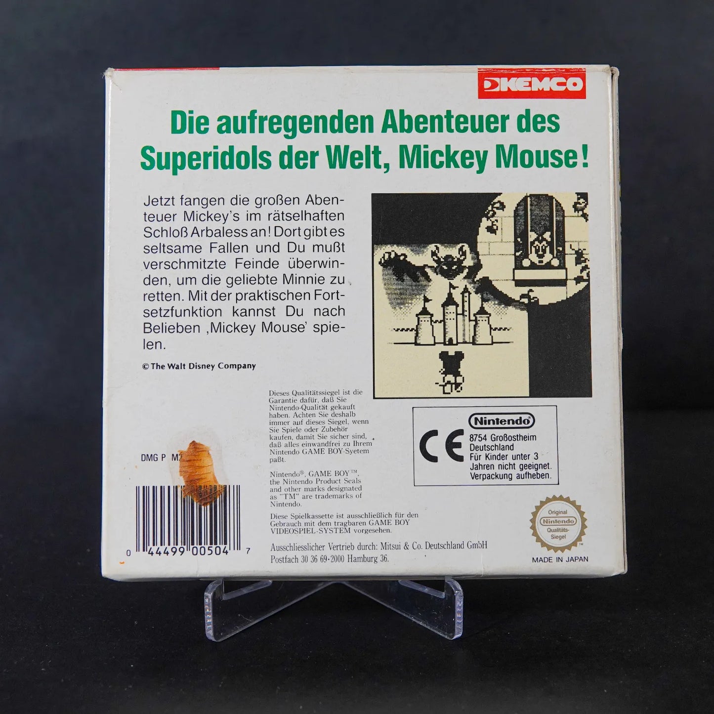 Mickey Mouse - Nintendo Game Boy Spiel mit OVP & Anleitung - PAL - Zustand Gut