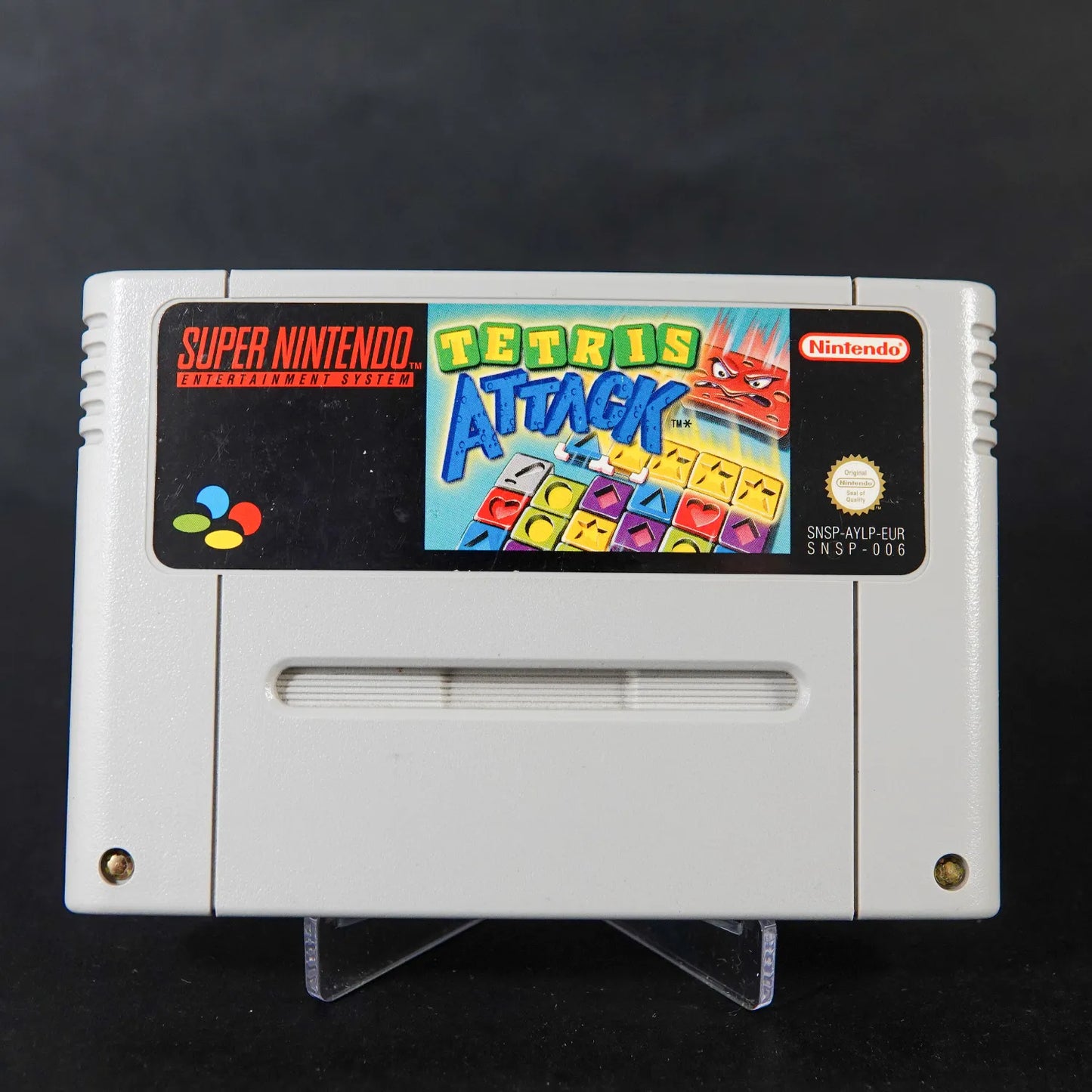 Tetris Attack - Super Nintendo SNES Spiel - PAL - Nur Modul - Sehr guter Zustand