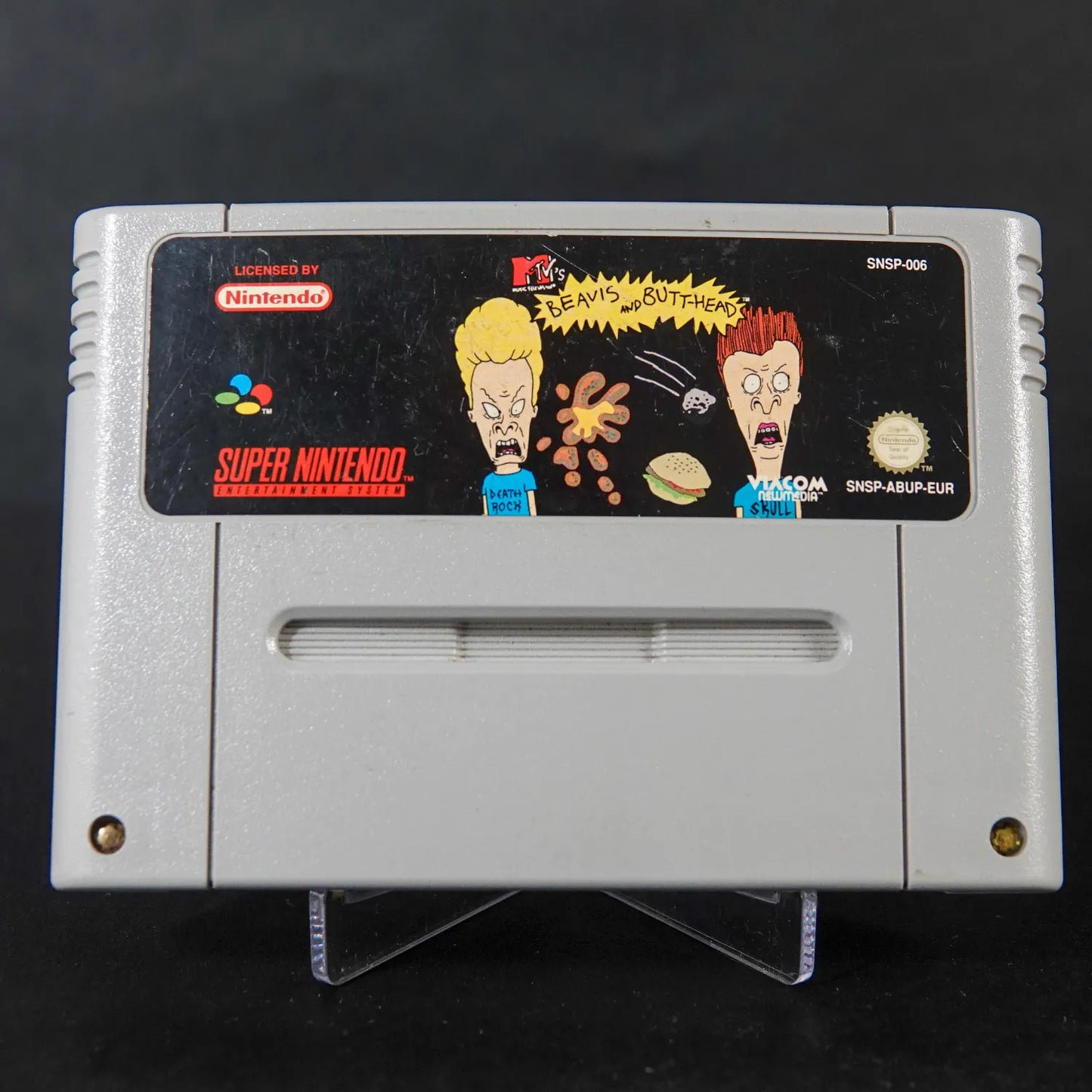 MTV's Beavis and Butthead - Spiel für Super Nintendo SNES - Nur Modul - PAL