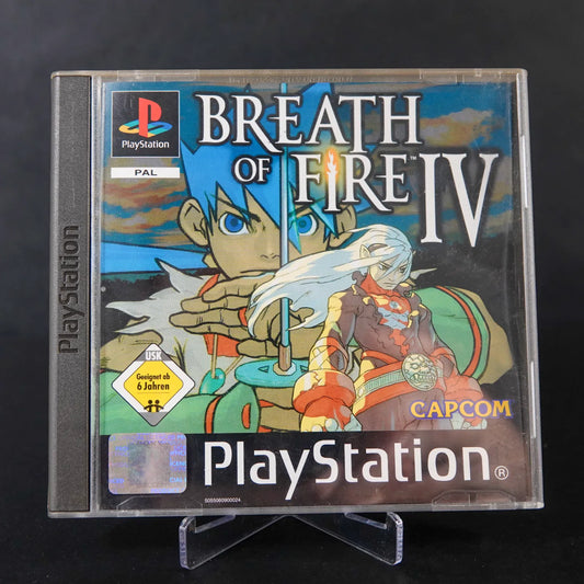 Breath of Fire IV 4 - Playstation PS1 PAL - CiB mit Anleitung - Zustand Sehr Gut