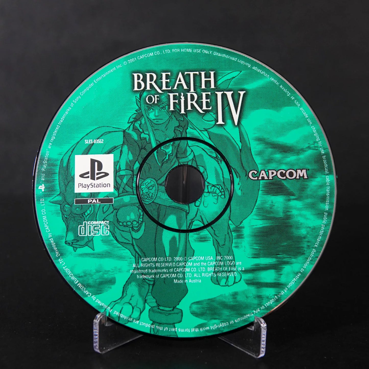 Breath of Fire IV 4 - Playstation PS1 PAL - CiB mit Anleitung - Zustand Sehr Gut