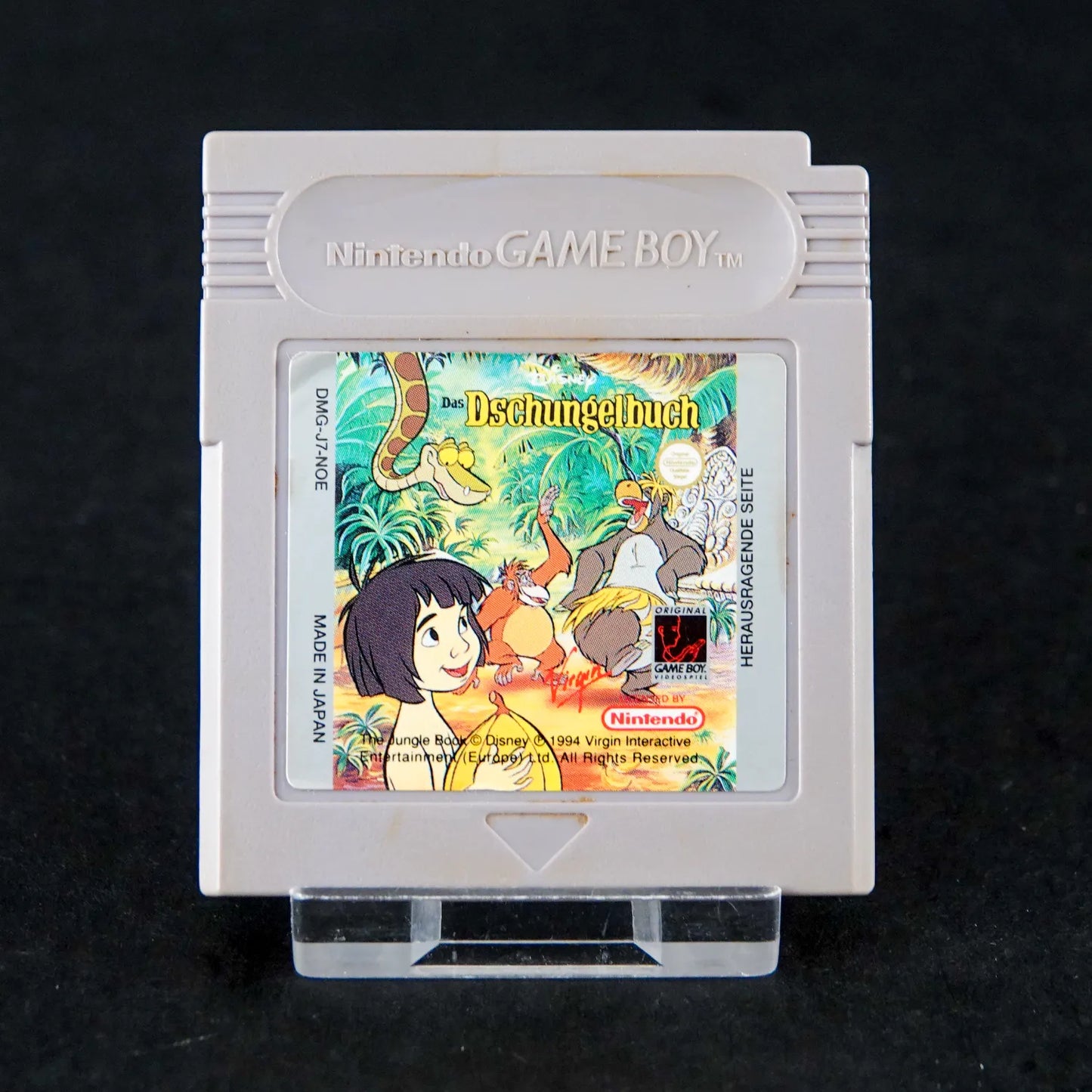Disney's Das Dschungelbuch - Game Boy Spiel - Nur Modul - PAL - Zustand Sehr Gut