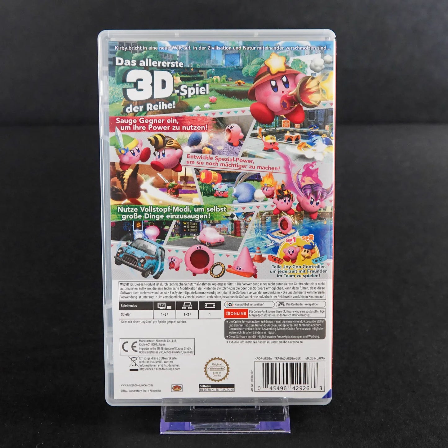 Kirby und das vergessene Land - Nintendo Switch Spiel - in OVP - TOP Zustand