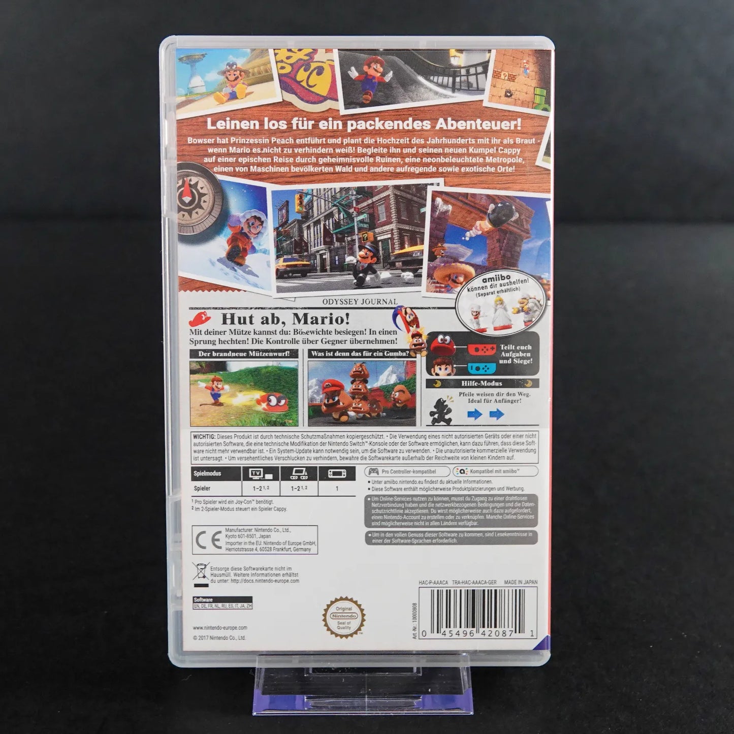 Super Mario Odyssey - Nintendo Switch Spiel - in OVP - TOP Zustand