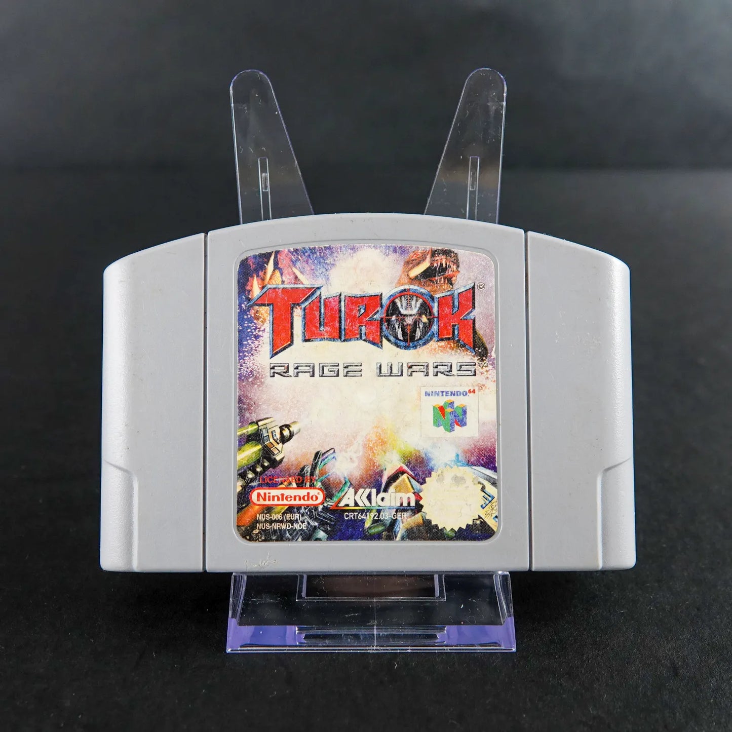 Turok: Rage Wars - Nintendo 64 N64 Spiel - Nur Modul - PAL - Zustand Gut