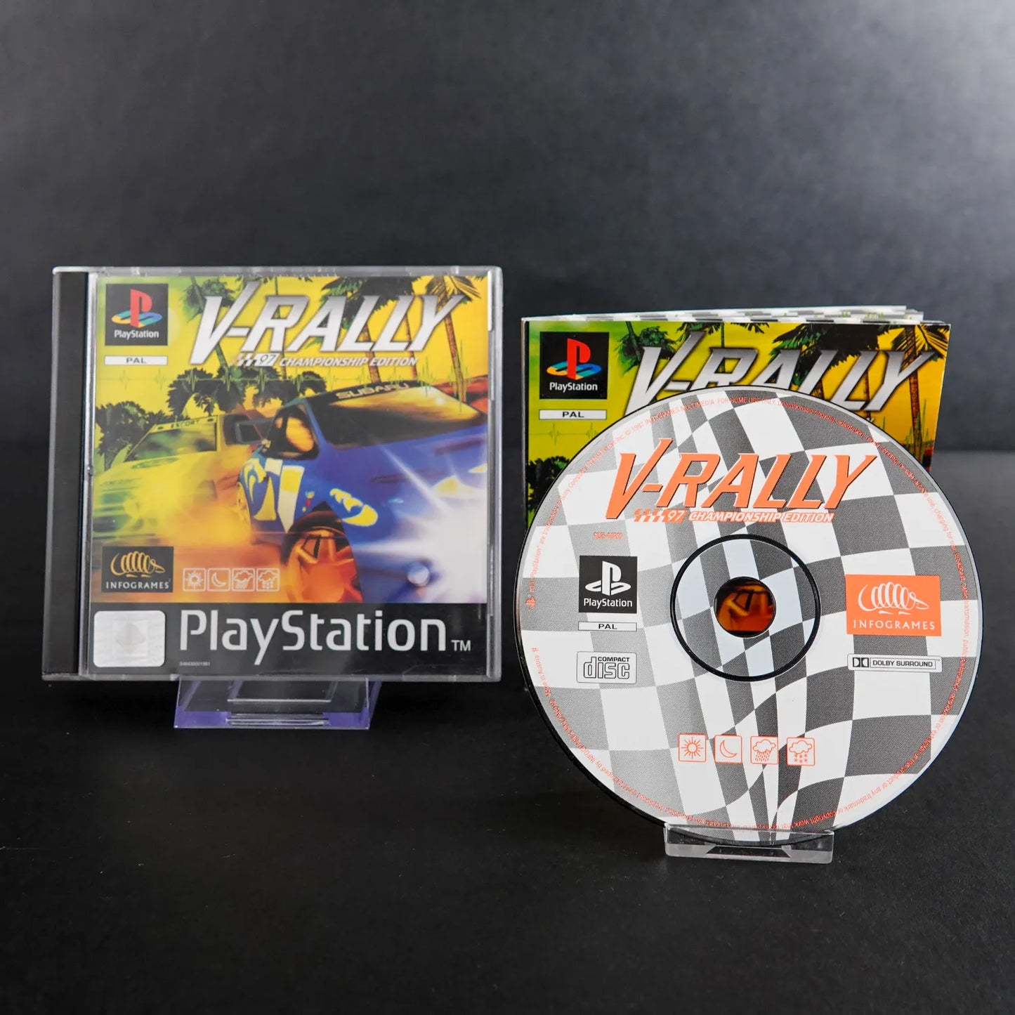 V-Rally - Championship Edition - Playstation 1 PS1 Spiel - CiB - PAL - Gebraucht