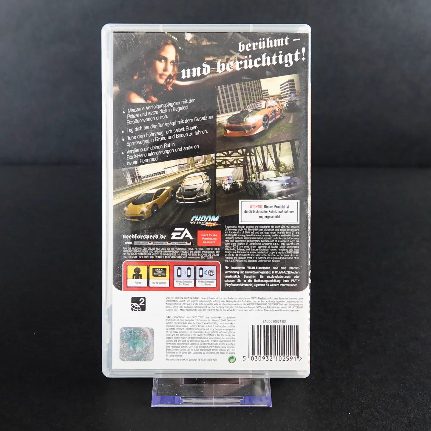 Need For Speed: Most Wanted 5-1-0 - Playstation Portable PSP - CiB - Gebraucht