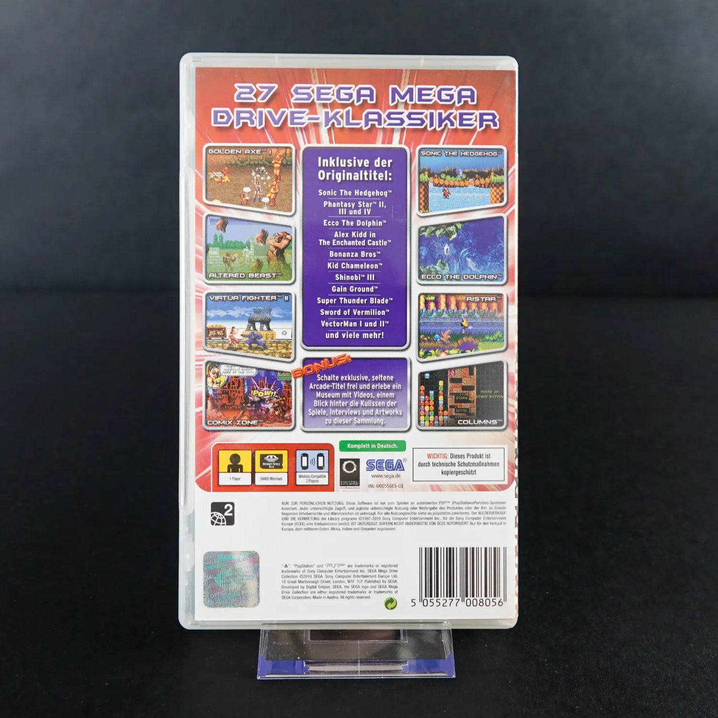 PSP Essentials - Sega Mega Drive Collection - Playstation Portable - Sonic & Co.