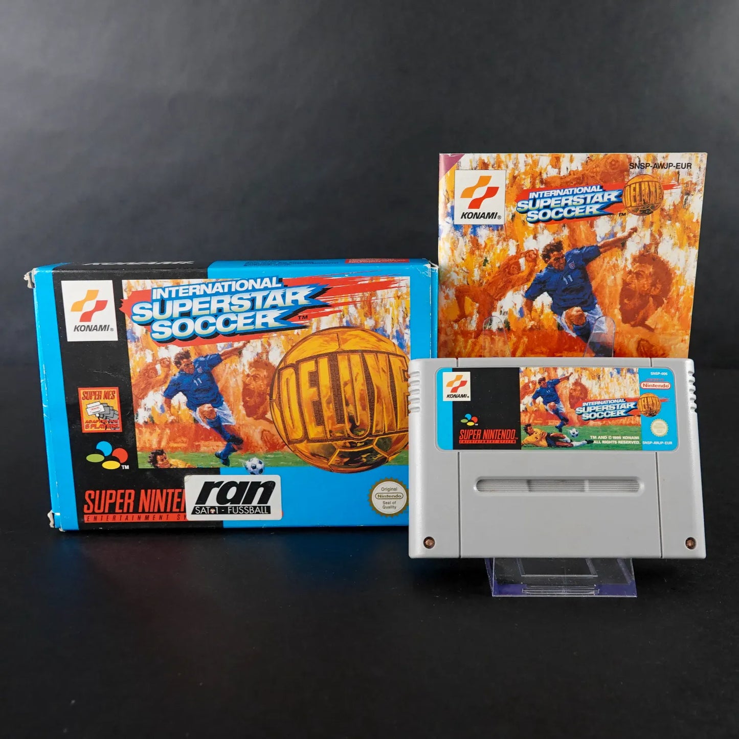 International Superstar Soccer Deluxe - Super Nintendo SNES - CiB - PAL / EU