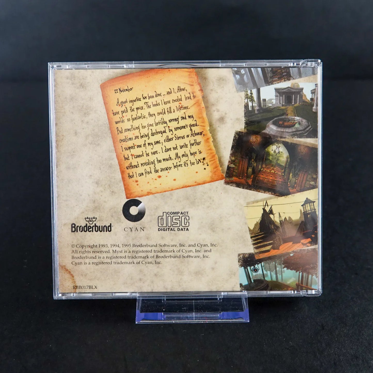 MYST - PC CD-ROM Spiel - Big Box CiB mit Anleitung - Zustand sehr gut