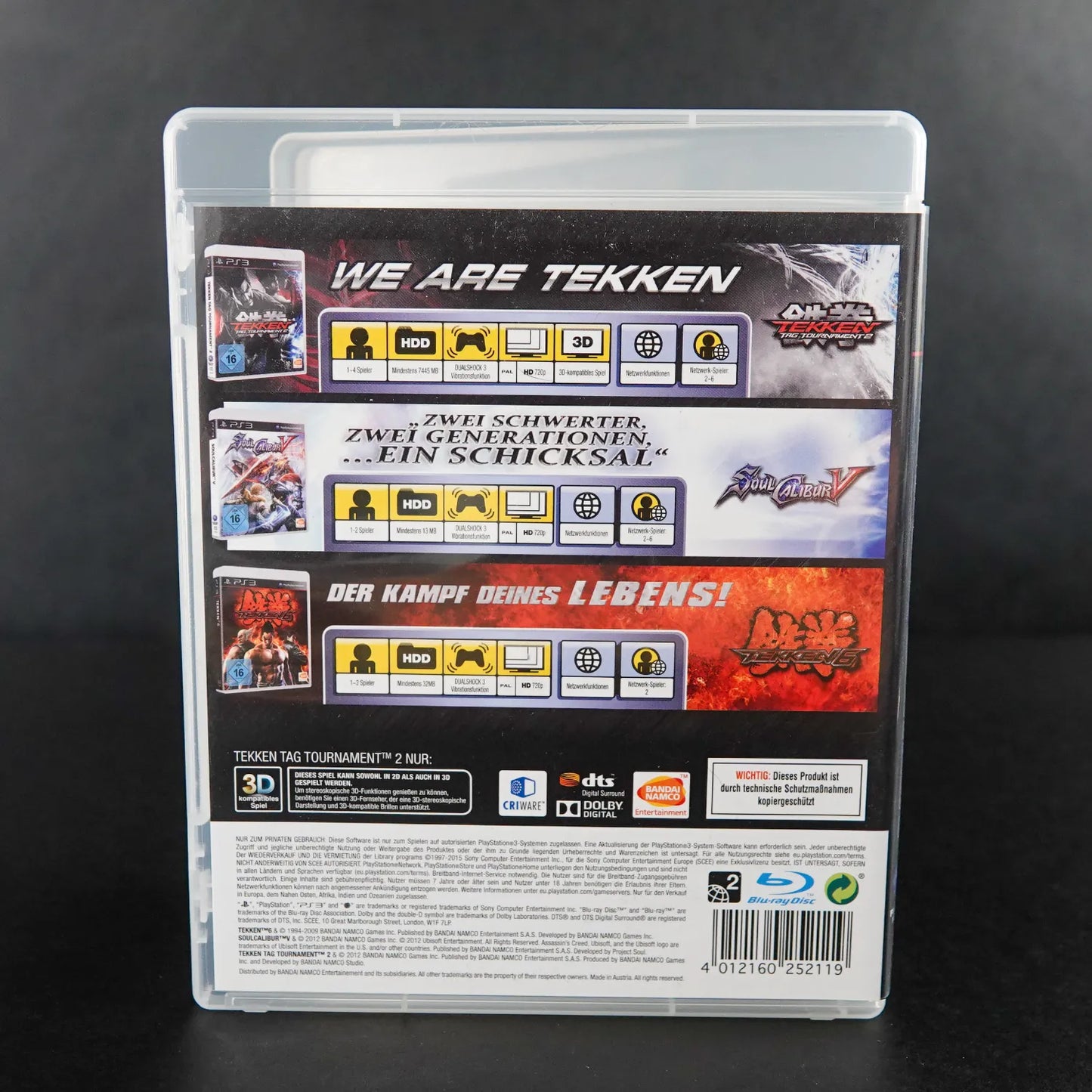 Fighting Edition (Tekken 6 + Tekken Tag Tournament 2 + Soul Calibur V) - PS3