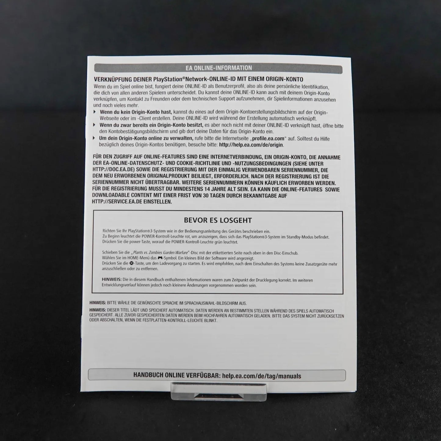 Plants vs. Zombies - Garden Warfare - Spiel für Playsation 3 PS3 - Deutsch