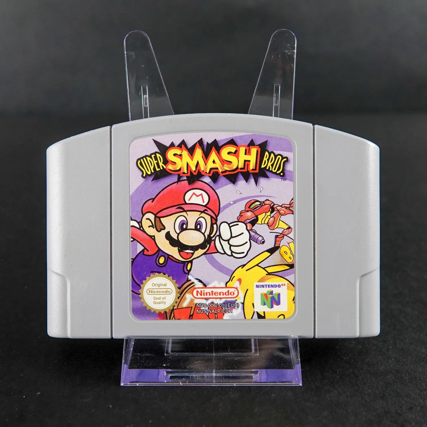 Super Smash Bros - Nintendo 64 N64 Spiel - Nur Modul - PAL - Zustand Sehr Gut