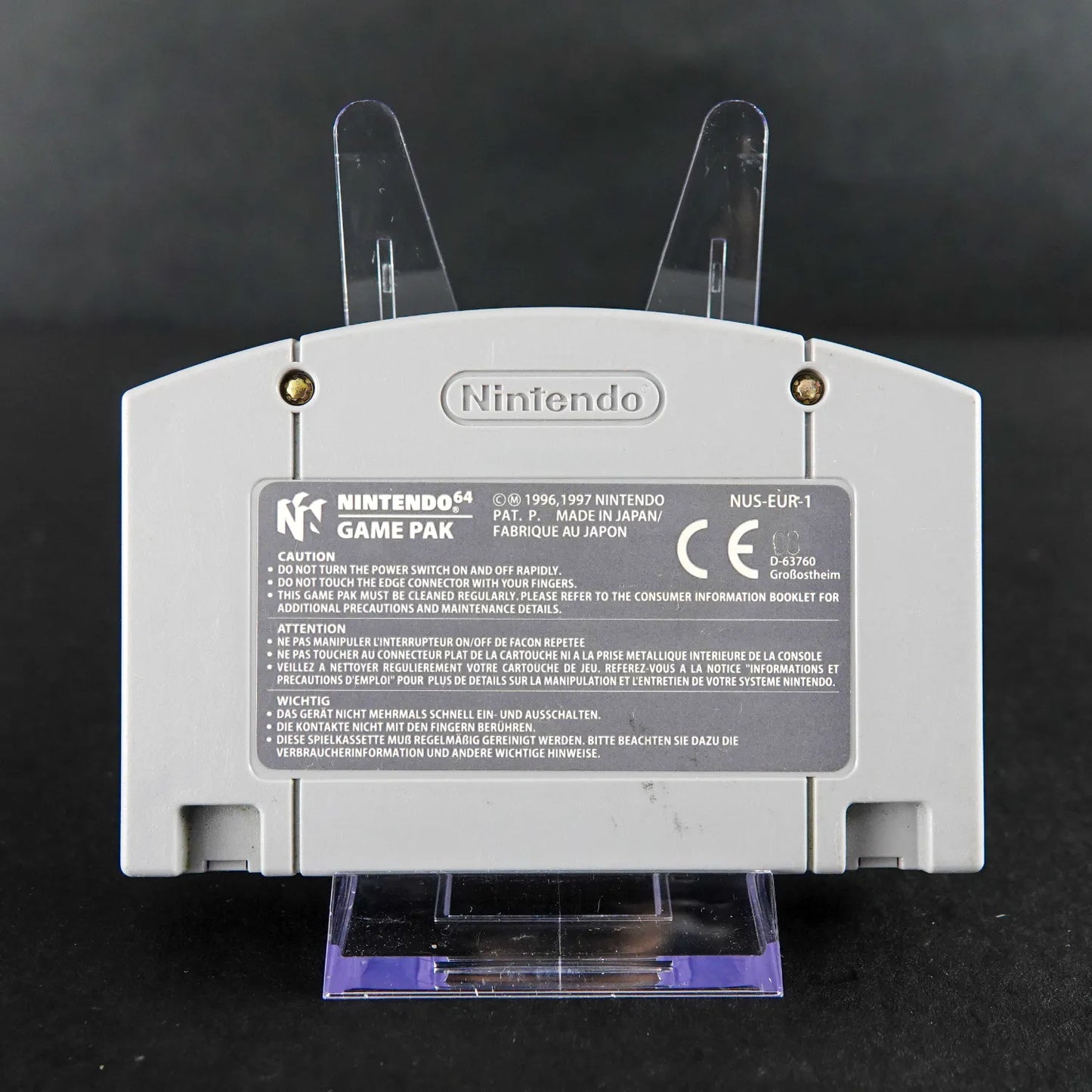 Super Smash Bros - Nintendo 64 N64 Spiel - Nur Modul - PAL - Zustand Sehr Gut