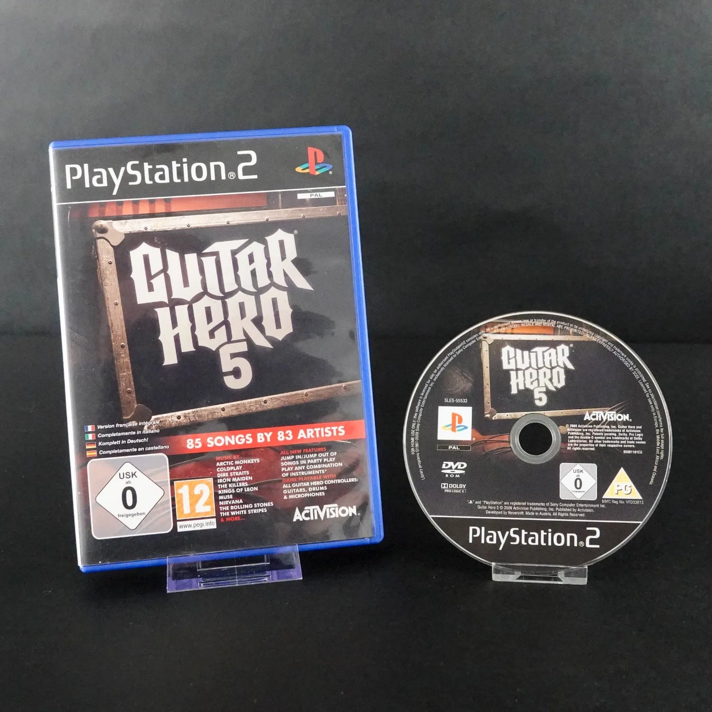 Guitar Hero 5 - 85 Songs - für Playsation 2 PS2 - CiB - Deutsch - Gebraucht
