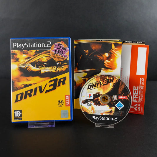 Driv3r - Playstation PS2 - CiB komplett mit Anleitung - PAL Englisch- Gebraucht