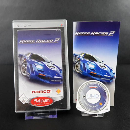 Ridge Racter 2 - Playstation Portable PSP Platinum - CiB Komplett - Gebraucht