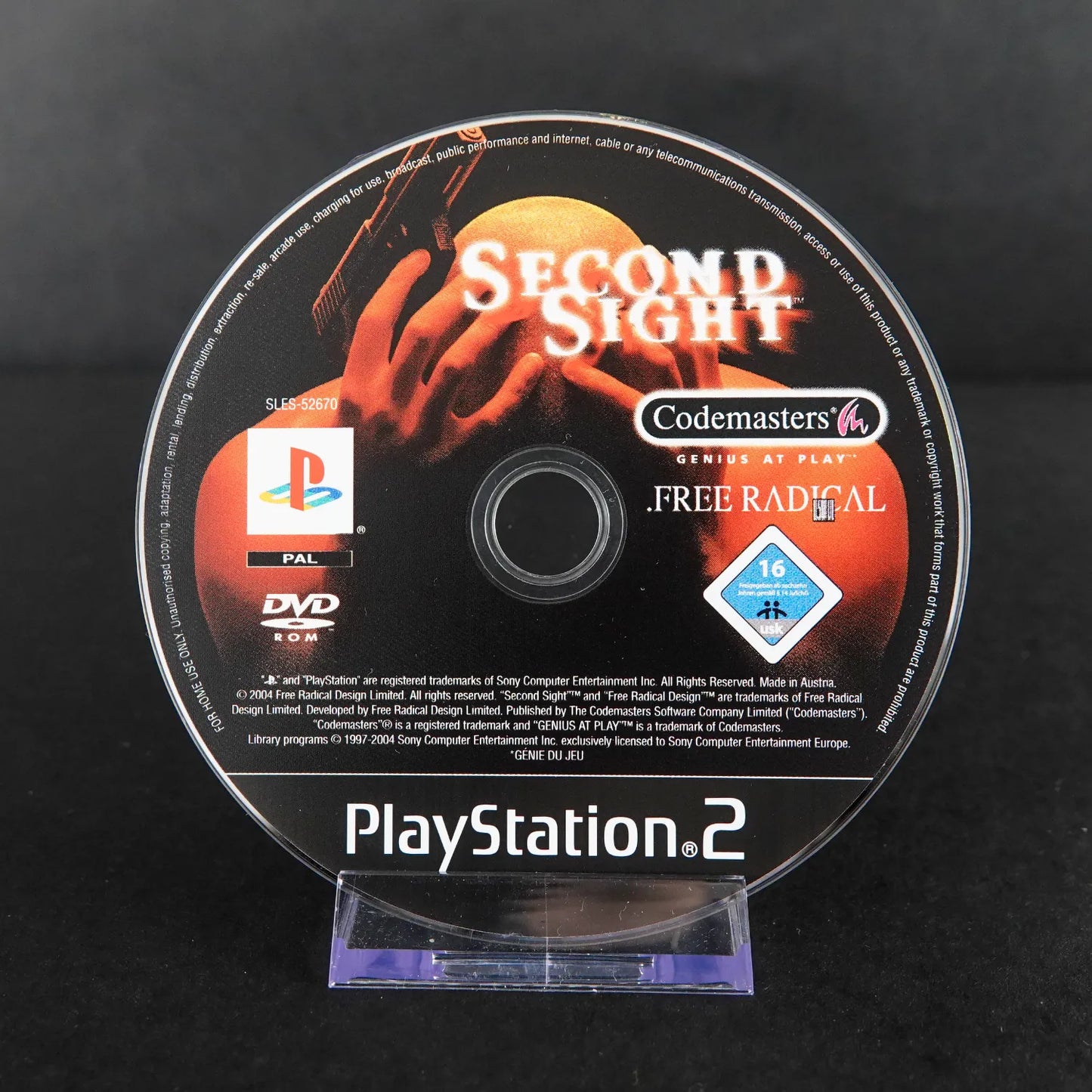 Second Sight - Playstation 2 / PS2 - CiB mit Anleitung - Deutsch - Gebraucht