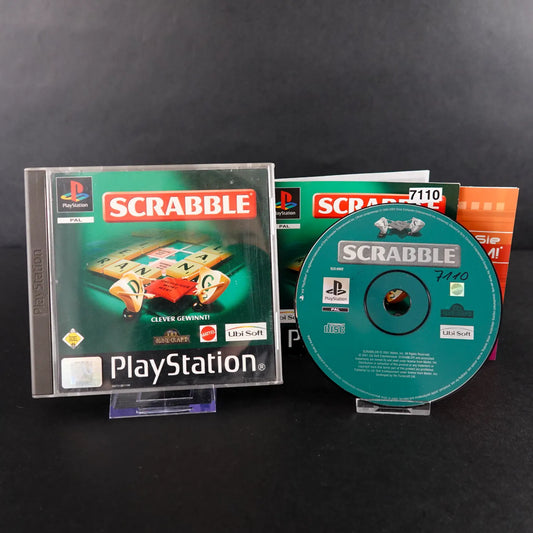 Scrabble - Clever Gewinnt - Playstation 1 PS1 Spiel - CiB mit Anleitung - PAL