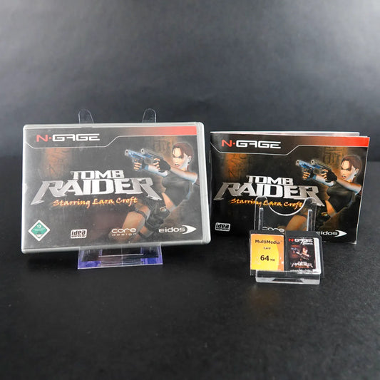 Tomb Raider Starring Lara Croft - N-Gage Spiel - CiB mit Anleitung - Deutsch