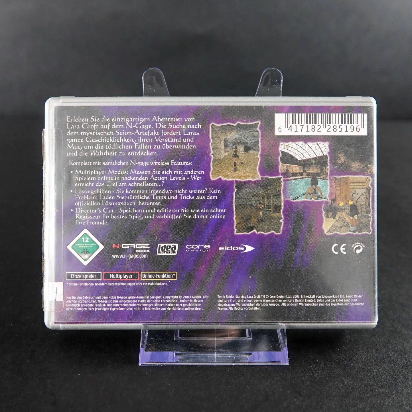Tomb Raider Starring Lara Croft - N-Gage Spiel - CiB mit Anleitung - Deutsch