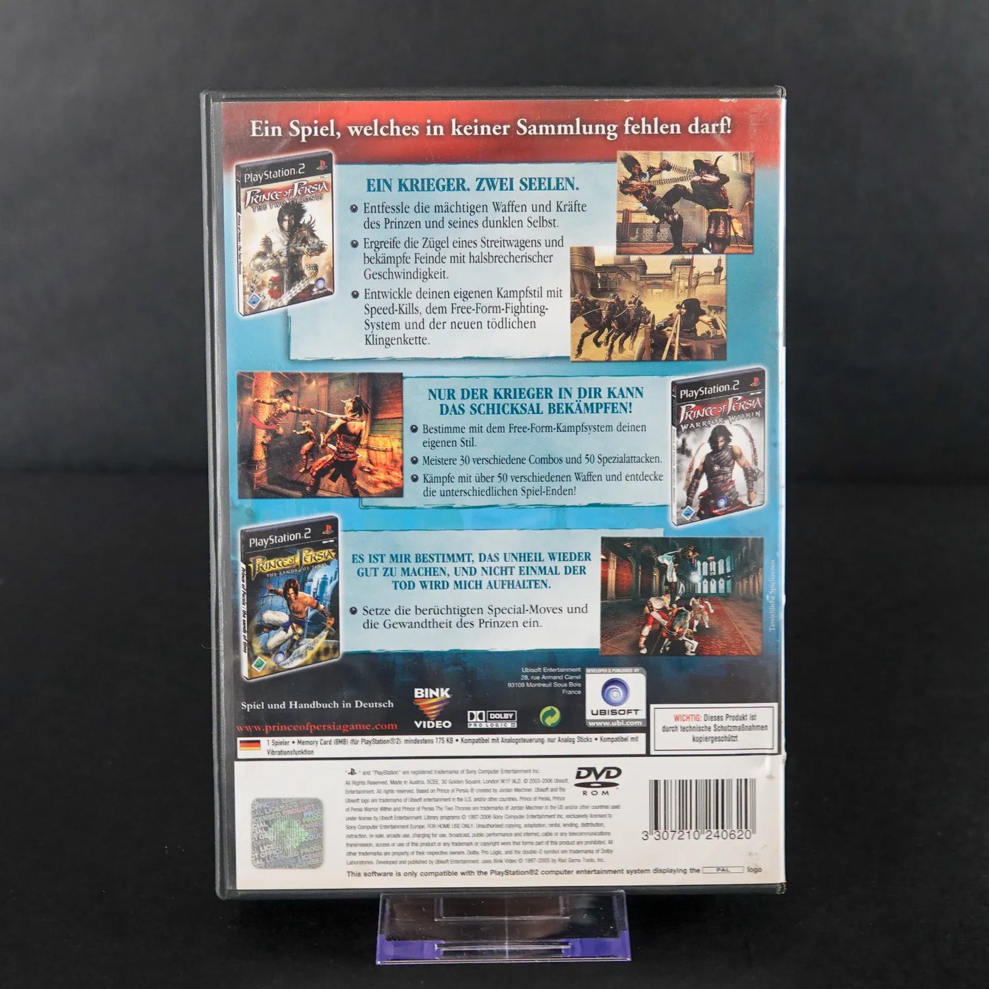 Prince of Persia Trilogy - Playstation 2 PS2 - CiB -  3 Spiele mit Anleitungen