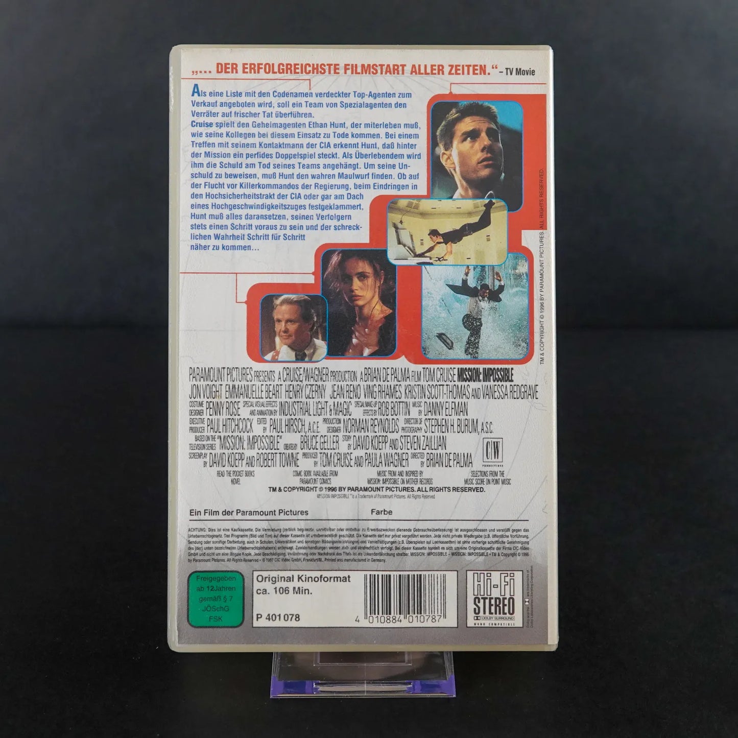 Mission: Impossible - Tom Cruise - VHS - PAL / Deutsch - Gebraucht