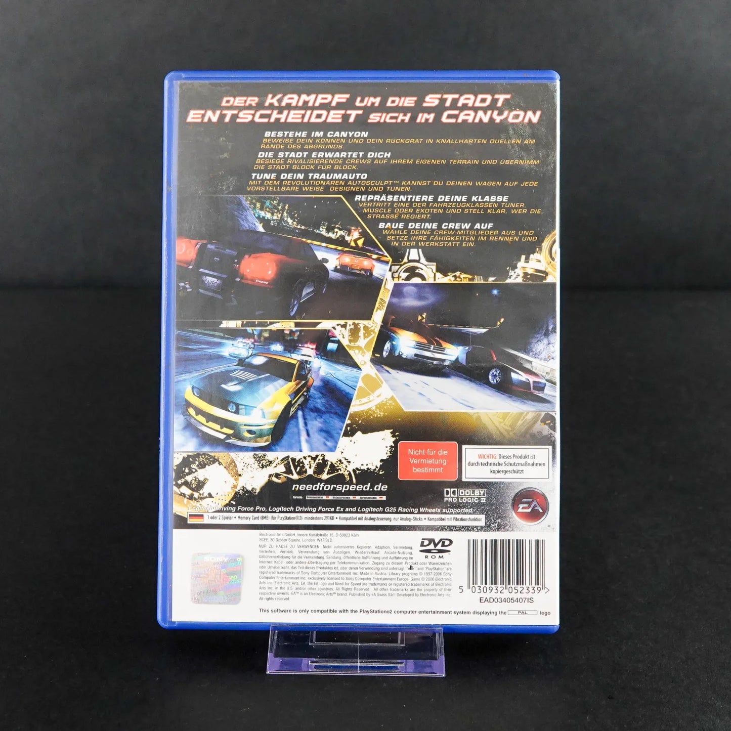 Need for Speed Carbon - Playstation 2 PS2 Spiel - PAL Deutsch - Gebraucht