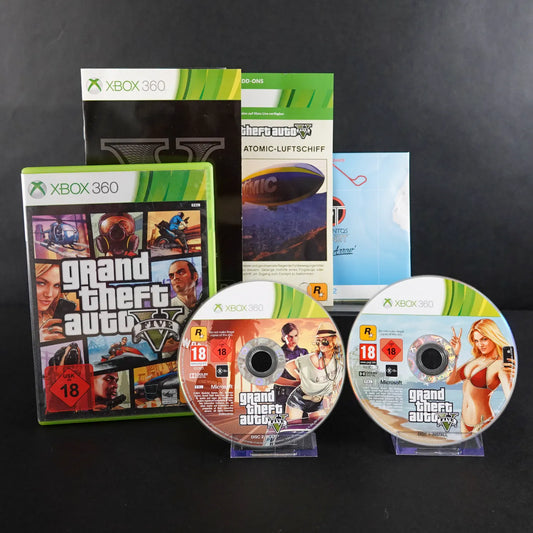 Grand Theft Auto GTA 5 - XBOX 360 - CiB - PAL - Deutsch - Gebraucht