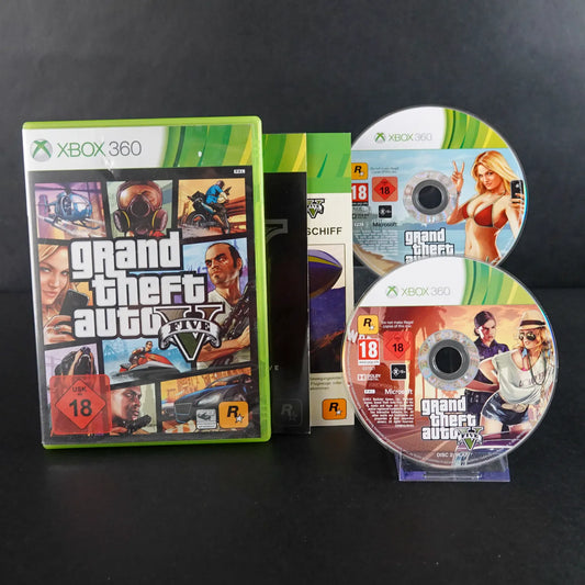 Grand Theft Auto GTA 5 - XBOX 360 - Mit Anleitung / ohne Karte - PAL - Deutsch