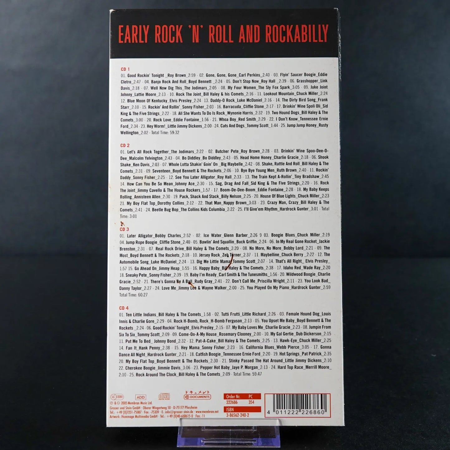 Early Rock 'n' Roll & Rockabilly (2005) - 4x CD Box Set (Mediabook) - NM / VG+