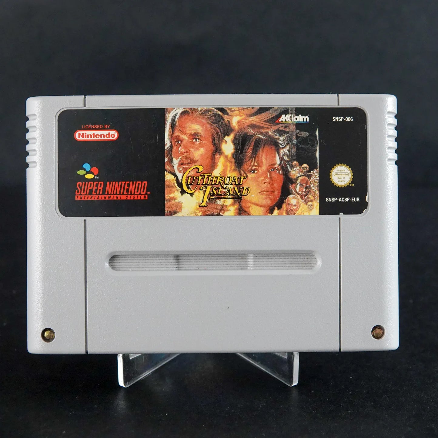 Cutthroat Island - Super Nintendo SNES - PAL / EU - Nur Modul - Zustand Sehr Gut