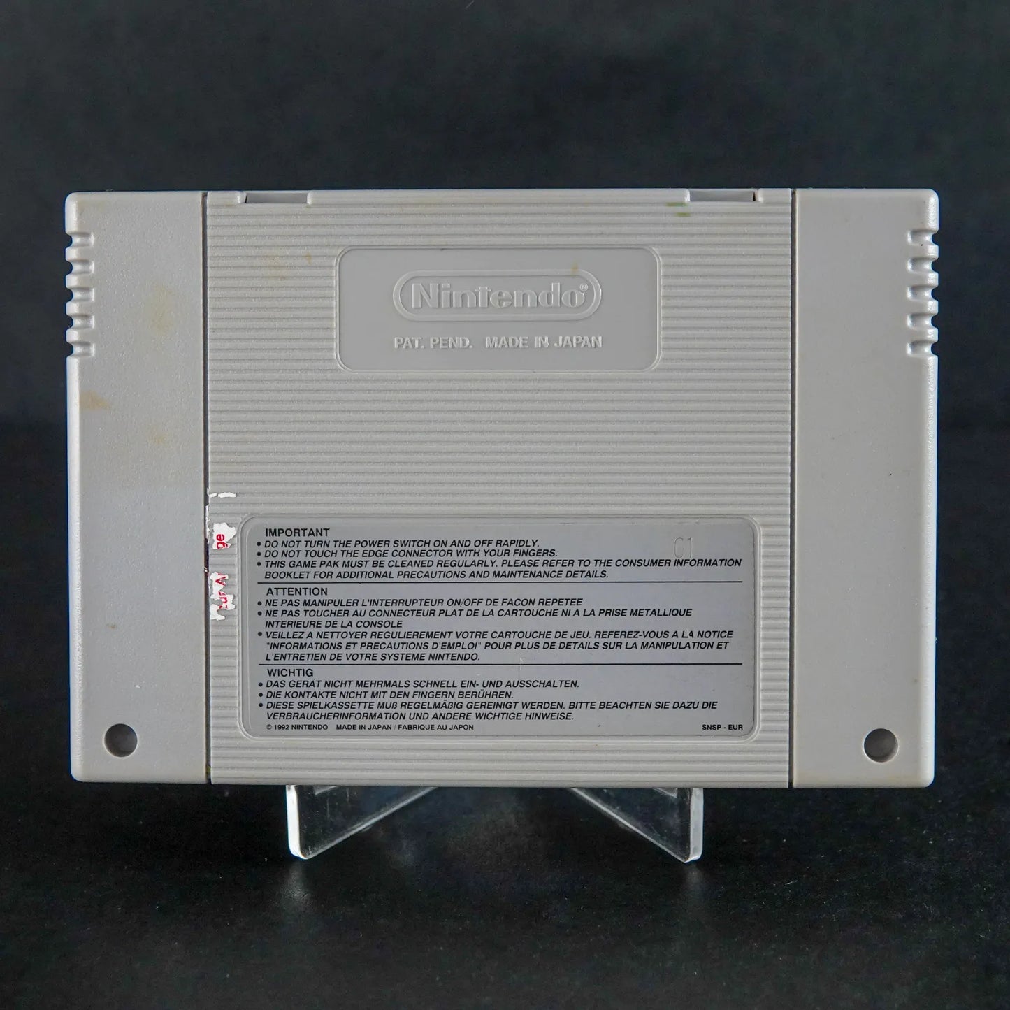 Double Dragon - Super Nintendo SNES - PAL / EU - Nur Modul - Zustand Sehr Gut