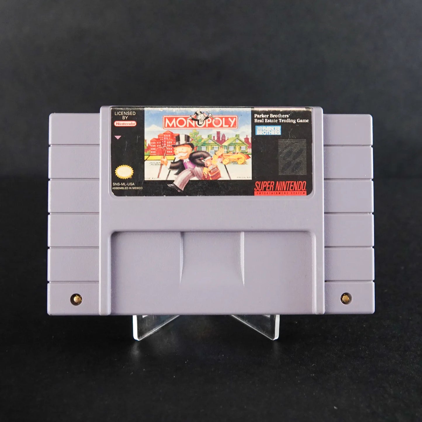 Monopoly - Super Nintendo SNES Spiel - NTSC / US - Nur Modul - Zustand Gut