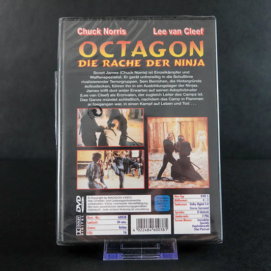 Octagon - Die Rache der Ninja - Chuck Norris Action - DVD - Neu & OVP / Sealed