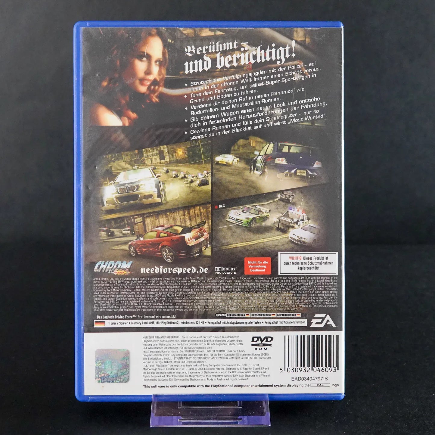 Need for Speed Most Wanted - Playsation 2 PS2 PAL - mit Anleitung - Zustand Gut